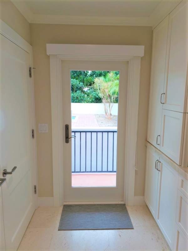 Porch Door no covering 