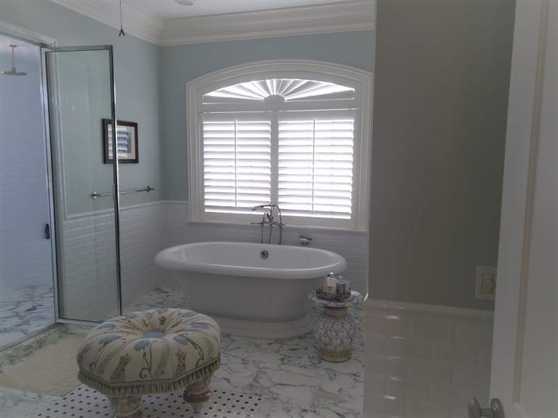 Bathroom Arch Top Shutter