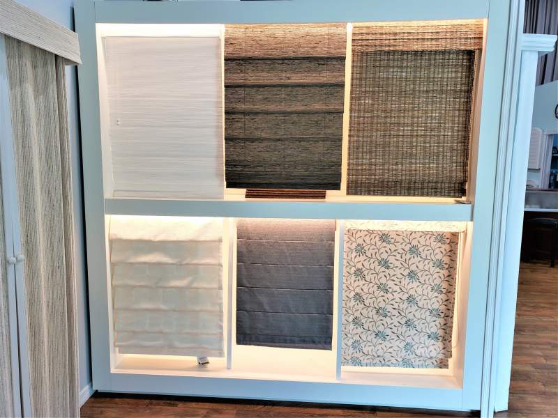 Woven Woods & Fabric Romans