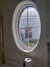 oval window no covering 